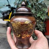  Choé Đồng Cũ Sưu Tầm Họa Tiết Kỳ Lân Đẹp BKMECN-9937 