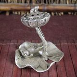  Lư Xông Trầm Đồng Mạ Bạc Đài Sen Sưu Tầm BKMECN-9941 