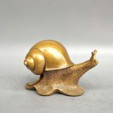  Tượng Ốc Sên Đồng Vàng Sưu Tầm Độc Đáo BKMECN-9943 
