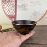  Bát Đồng Xưa Họa Tiết Tứ Linh Sưu Tầm Đẹp BKMECN-9945 