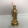  Tượng Địa Tạng Bồ Tát Đồng Cũ Cao 12cm BKMECN-9955 
