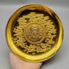 Đĩa Thưởng Đồng Vàng Chạm Khắc Rồng Sưu Tầm  BKMECN-9964