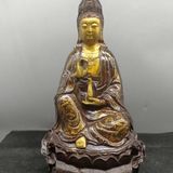  Tượng Quan Âm Bồ Tát Đồng Tam Khí Sưu Tầm BKMECN-9963 