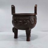  Lư Xông Trầm Đồng Tam Túc Chạm Linh Vật BKMECN-9968 