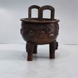 Lư Xông Trầm Đồng Tam Túc Chạm Linh Vật BKMECN-9968 
