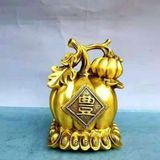  Tượng Bí Ngô Đồng Vàng Sung Túc Tài Lộc BKMECN-9975 