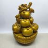 Tượng Giỏ Hồng Đồng Vàng Như Ý Cát Tường BKMECN-9977