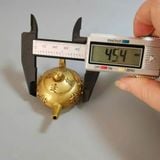  Ấm Đồng Vàng Thần Tài Đáy Mộc Chiện Cao Cấp BKMECN-9983 