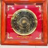 Tranh Mặt Trống Đồng Dát Vàng Khung Gỗ BKMEVN-9693