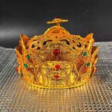  Mũ Miện Dát Vàng Đính Ngọc Sưu Tầm BKMECN-9695 