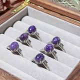  Nhẫn đá tím thiên nhiên BKJECN-9157 
