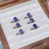  Nhẫn đá tím thiên nhiên BKJECN-9157 