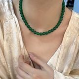  Dây Chuỗi Ngọc Xanh Cổ Trang BKJECN-9166 