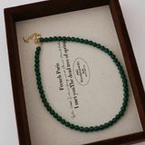  Vòng Tay Đá Phong Thủy Xanh Rêu Tự Nhiên BKJECN-9167 