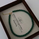  Vòng Tay Đá Phong Thủy Xanh Rêu Tự Nhiên BKJECN-9167 