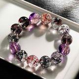  Vòng Tay Pha Lê Hoa Đỏ Nữ Tính BKJECN-9172 