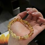  Vòng Tay Thạch Anh Mix Vàng Non  BKJECN-9175 