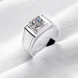  Nhẫn Nam Mạ Bạch Kim Sang Trọng BKJECN-9181 