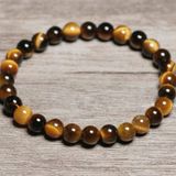  Vòng Tay Đá Mắt Hổ Vàng Tự Nhiên BKJECN-9183 