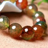  Vòng tay đá mã não rồng phong thủy BKJECN-9184 