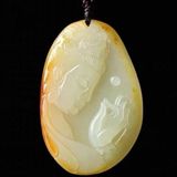  Mặt phật quan âm ngọc hoà điền BKJECN-9192 