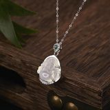  Vòng cổ di lặc dây bạc ngọc BKJECN-9196 