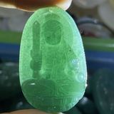  Mặt Dây Chuyền Phật Bản Mệnh Thạch Anh Xanh BKJECN-9200 