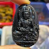  Mặt Dây Chuyền Phật Bản Mệnh Ngọc Onyx Đen BKJECN-9201 