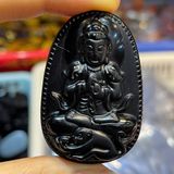  Mặt Dây Chuyền Phật Bản Mệnh Ngọc Onyx Đen BKJECN-9201 