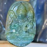  Mặt dây chuyền Phật Bản Mệnh Ngọc Mã Não Rêu BKJECN-9202 