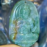  Mặt dây chuyền Phật Bản Mệnh Ngọc Mã Não Rêu BKJECN-9202 