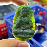  Mặt dây chuyền Phật Bản Mệnh Ngọc Mã Não Rêu BKJECN-9202 