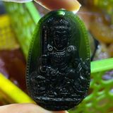  Mặt Dây Chuyền Phật Bản Mệnh Ngọc Bích Xanh BKJECN-9203 