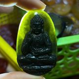  Mặt Dây Chuyền Phật Bản Mệnh Ngọc Bích Xanh BKJECN-9203 