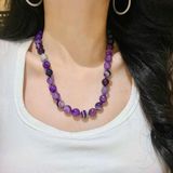  Dây chuyền ngọc tím thiên nhiên BKJECN-9206 