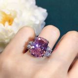  Nhẫn Nữ Ice Pink Diamond Cut cực sang trọng BKJECN-9209 