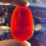  Mặt Dây Chuyền Phật Bản Mệnh Ngọc Mã Não Đỏ BKJECN-9212 