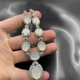  Dây chuyền ngọc xanh phối đá BKSTCN-9310 