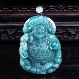  Mặt ngọc bích Thần Tài phong thủy BKJECN-9245 