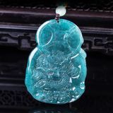  Mặt ngọc bích Thần Tài phong thủy BKJECN-9245 