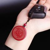  Mặt Dây Chu Sa Chu Tước Phong Thủy BKJECN-9261 