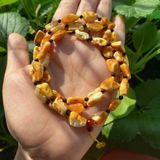  Vòng Đá Ong Trắng Pha Mật Ong BKJECN-9262 