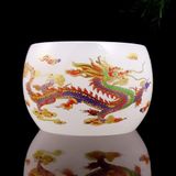  Bộ Ấm Chén Bạch Ngọc Rồng Vàng Cao Cấp BKSTCN-9462 