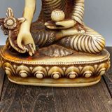  Tượng Phật Thích Ca Mâu Ni Ngồi Kiết Già Trên Đài Sen BKSTCN-9488 