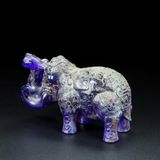  Tượng Voi Điêu Khắc Ngọc Lưu Ly BKSTCN-9496 