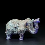  Tượng Voi Điêu Khắc Ngọc Lưu Ly BKSTCN-9496 