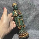  Tượng Phật Đứng Ngọc Bích Cổ Sưu Tầm BKSTCN-9549 