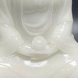  Tượng Phật A Di Đà Bạch Ngọc Cao Cấp Đẹp BKSTCN-9578 