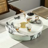  Khay Trà Đá Cẩm Thạch Nguyên Khối Cao BKSTCN-9586 