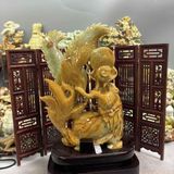  Bức Ngọc Rùa Hạc Chế Tác Thủ Công  BKSTCN-9616 